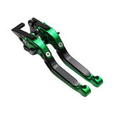 Maxbell Folding Clutch Levers Brake Handles for Bajaj Pulsar 200 RS Dominar 400 Black Green