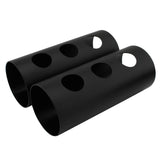 Maxbell 2 Pieces Front Shock Fork Guard Cover Wrap Black Protector for Trimpion Three holes
