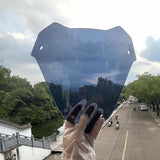 Maxbell Motorcycle Sports Windshield Replacement for Yamaha X-max 300 Versatile Black