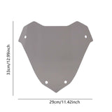 Maxbell Motorcycle Sports Windshield Replacement for Yamaha X-max 300 Versatile Grey