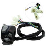 Maxbell 2x LED Motorcycle Handlebar Switch Assembly for 22mm Handlebars for Niu with Red Led Light