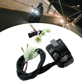 Maxbell 2x LED Motorcycle Handlebar Switch Assembly for 22mm Handlebars for Niu with Red Led Light