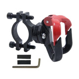 Motorcycle Hanger Hook Iron Adjustable Pipe Clamp Universal Bike Hanger Hook Black Red