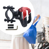 Motorcycle Hanger Hook Iron Adjustable Pipe Clamp Universal Bike Hanger Hook Black Red