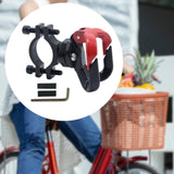 Motorcycle Hanger Hook Iron Adjustable Pipe Clamp Universal Bike Hanger Hook Black Red