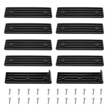 Maxbell Boat Trailer Slide Pads Kit for Jet Skis Fishing Double Decker Trailers Black
