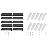 Maxbell Boat Trailer Slide Pads Kit for Jet Skis Fishing Double Decker Trailers Black
