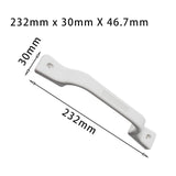 Maxbell Generic RV Grab Handle Sturdy Door Grab Handle for Motorhome Rvs Yachts White