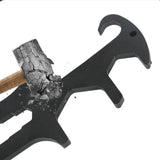 Maxbell Bucket Lid Wrench Comfortable Grip Practical Hand Tool Steel Multifunctional