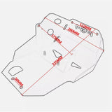 Maxbell Skid Plate Lower Engine Chassis Protection Guard for Yamaha 2023 - 2025