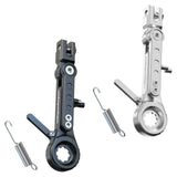 Maxbell Adjustable Motorcycle Foot Side Support Stand Aluminum Alloy Sturdy Black