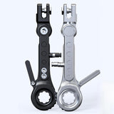 Maxbell Adjustable Motorcycle Foot Side Support Stand Aluminum Alloy Sturdy Black