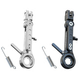 Maxbell Adjustable Motorcycle Foot Side Support Stand Aluminum Alloy Sturdy Black