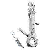 Maxbell Adjustable Motorcycle Foot Side Support Stand Aluminum Alloy Sturdy Silvery