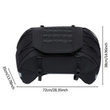 Maxbell Generic Motorcycle Tail Bag Night Reflective Strips Design Weather Resistant