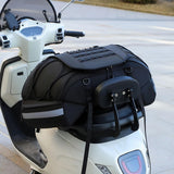 Maxbell Generic Motorcycle Tail Bag Night Reflective Strips Design Weather Resistant