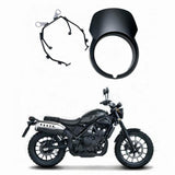 Motorcycle Windshield Upgrade Part Windscreen for CL250 CL500 2023 2024 Black
