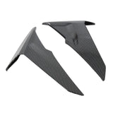 Windscreen Side Replace Spare Parts Reduce Resistance Side Wind Deflectors Black