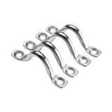 4x 5mm Deck Loop Eye Straps Versatile Stainless Steel for Sailing Bocks
