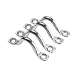 4x 5mm Deck Loop Eye Straps Versatile Stainless Steel for Sailing Bocks