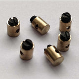 30Pcs Solderless Throttle Cable Connector Throttle & Brake Cable End Clamps