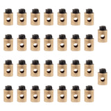 30Pcs Solderless Throttle Cable Connector Throttle & Brake Cable End Clamps