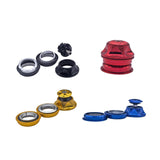 Mountain Bike Headset Bicycle Threadless Headset Replacement Part Components black