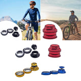 Mountain Bike Headset Bicycle Threadless Headset Replacement Part Components black