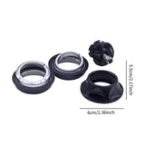 Mountain Bike Headset Bicycle Threadless Headset Replacement Part Components black