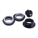Mountain Bike Headset Bicycle Threadless Headset Replacement Part Components black
