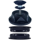Mountain Bike Headset Bicycle Threadless Headset Replacement Part Components black