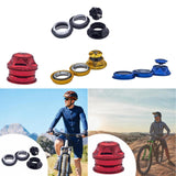 Mountain Bike Headset Bicycle Threadless Headset Replacement Part Components black
