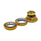 Mountain Bike Headset Bicycle Threadless Headset Replacement Part Components gold