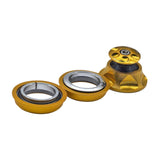Mountain Bike Headset Bicycle Threadless Headset Replacement Part Components gold