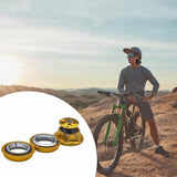 Mountain Bike Headset Bicycle Threadless Headset Replacement Part Components gold