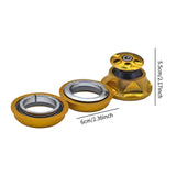 Mountain Bike Headset Bicycle Threadless Headset Replacement Part Components gold