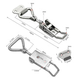 Maxbell Boat Locker Anti Rattle Latch Fastener Parts for Boating Marine Outdoor 14.8cm No Lock Hole