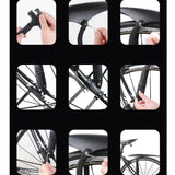 Maxbell Universal Bicycle Rear Mud Guard Portable Adjustable Under Saddle Mudguard