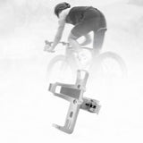 Maxbell Bicycle Bottle Cage Universal Convenient Portable Bike Water Bottle Rack White
