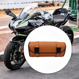 Maxbell Motorcycle Front Bag Multifunction Luggage Pouch for Bicycle Motorcycle Orange