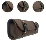 Maxbell Motorcycle Front Bag Multifunction Luggage Pouch for Bicycle Motorcycle Brown