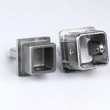 Maxbell 2xSquare Tubing Top Eye End Cap Boat Sliding Cap for Outdoor Awning Kayak 2.74cm