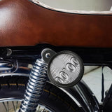 Maxbell Motorcycle Tax Disc Holder Motorbike Mopeds Mounting Replace Stainless Steel Black