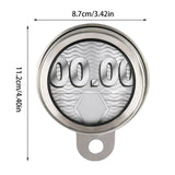 Maxbell Motorcycle Tax Disc Holder Motorbike Mopeds Mounting Replace Stainless Steel Silvery