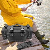 Maxbell Fishing Tackle Bag Fanny Waist Pack Compact for Hiking Camping Climbing