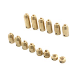 Maxbell 14 Pieces Wheel Spoke Balance Weights Refill Kits Repair for Motorcycle