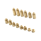 Maxbell 14 Pieces Wheel Spoke Balance Weights Refill Kits Repair for Motorcycle