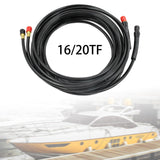 Maxbell 2Pcs Outboard Hoses Heavy Duty Spare Part for Outboard Steering Boat 16inch