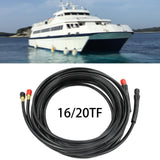 Maxbell 2Pcs Outboard Hoses Heavy Duty Spare Part for Outboard Steering Boat 16inch