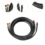 Maxbell 2Pcs Outboard Hoses Heavy Duty Spare Part for Outboard Steering Boat 20inch